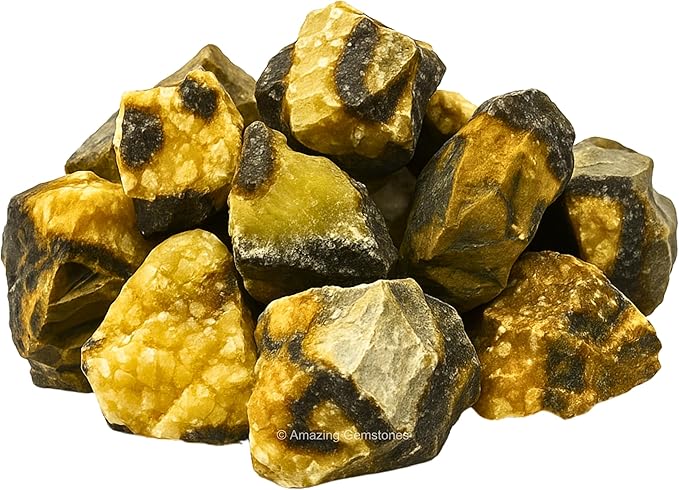 Amazing Gemstone 2 Pieces Septarian Raw Crystals and Healing Stones, Natural Rocks for Tumbling and DIY Raw Stones and Crystals