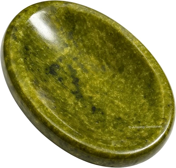 Amazing Gemstone Vasonite Worry Stone Crystals and Healing Stones - Stones for Stress Relief - Piedra Crystal Fidget for Meditation, Relaxation - Unique Stocking Stuffers and Birthday Gift