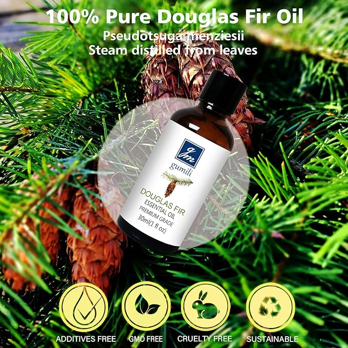 Douglas Fir Essential Oil, Scent Oil for Home Crafts, Household, Holiday - 30ml/1 fl oz