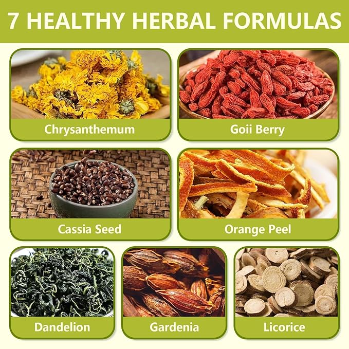 Dandelion Wolfberry Tea, Organic Dandelion Tea for Kidneys & Liver Health, Natural Herbal Ingredients(1 Pack/12 Bags)