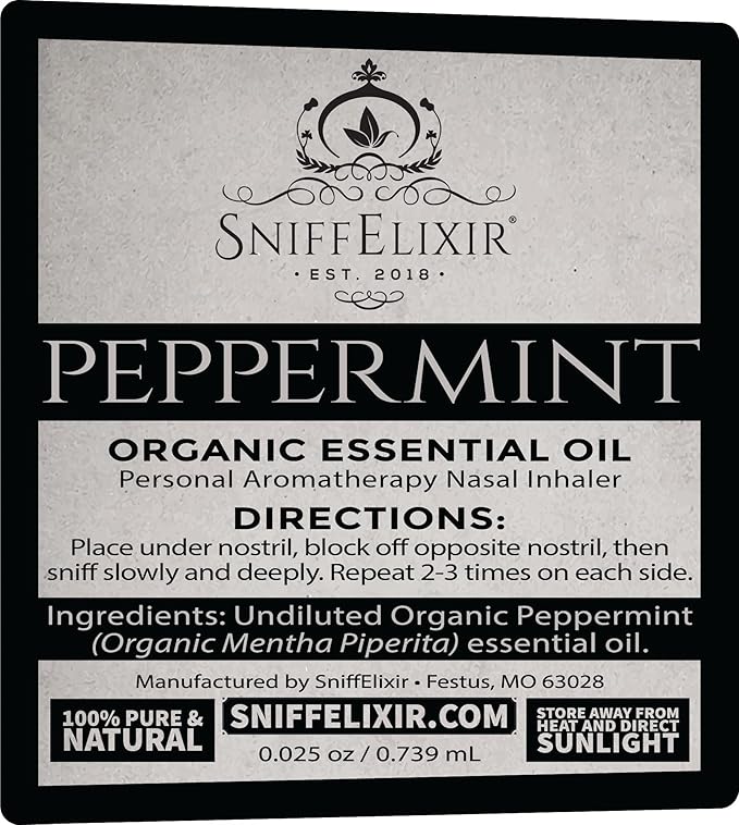 2 Pack Peppermint Inhaler Plus Sinus Nasal Inhaler – Aromatherapy Sticks for Sinus Pressure, Nausea Inhaler, Migraine Stick & Motion Sickness – Portable Essential Oil Inhalers for Adults