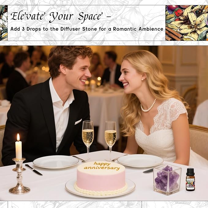 HIQILI Fatal Kiss Diffuser Oil, Fast Diffusion for Large Spaces, Pet - Safe, Suitable for Home and Other Scenarios - 0.34 Fl Oz