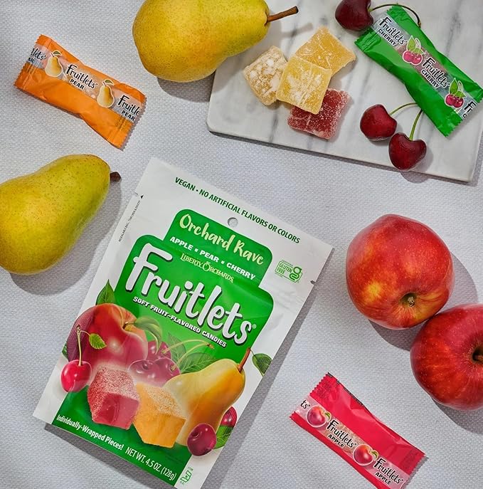 Liberty Orchard Fruitlets Soft Fruit Candies 4.5 oz (Orchard Rave)