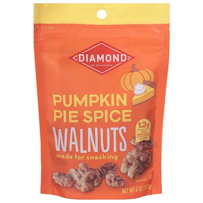 Diamond of California Pumpkin Pie Spice Walnuts 4 oz