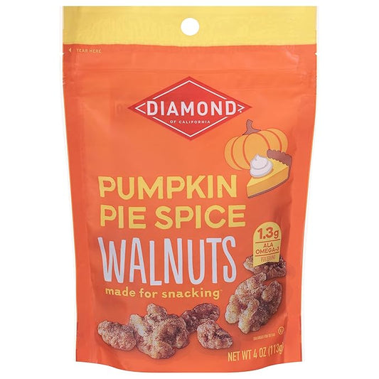 Diamond of California Pumpkin Pie Spice Walnuts 4 oz