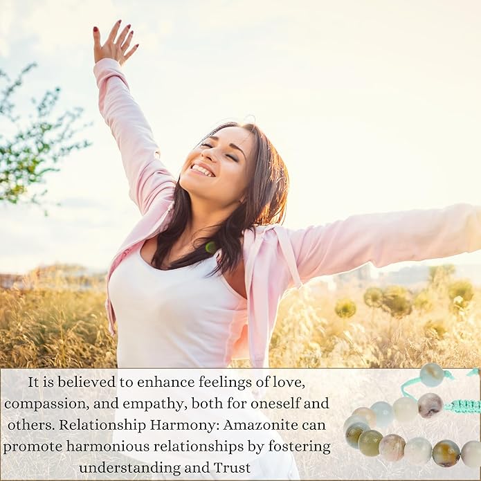 Energy Protection Crystal Handmade Adjustable Bead Bracelet Perfect for Men, Women’s Gift - Gemstone Healing Stretch Bracelet Pulsera Para Hombre Mujer Stocking Stuffer