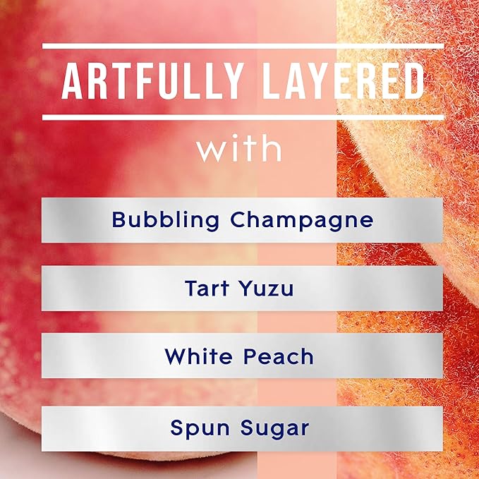 Glade PlugIns Refills Air Freshener, Scented and Essential Oils for Home and Bathroom, Yuzu & White Peach, Fresh Collection 3.35 Fl Oz, 5 Count