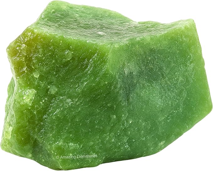 Amazing Gemstone Green Aventurine Raw Crystals and Healing Stones, Natural Rocks for Tumbling - DIY Raw Stones and Crystals, 2 Pieces