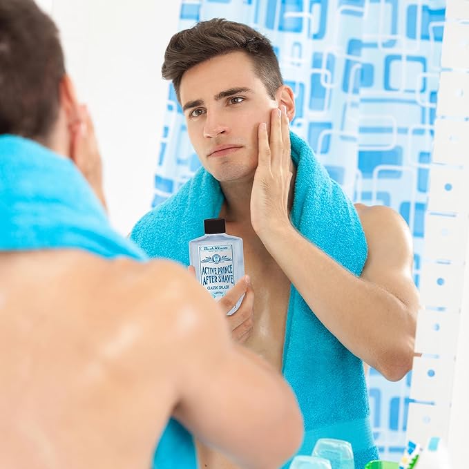 BushKlawz Classic Refreshing Cooling Soothing Barbershop After Shave Lotion Balm Toner Splash Active Prince Satisfy all Types of Viking Cannon Black Prime AfterShave Tonic Cologne