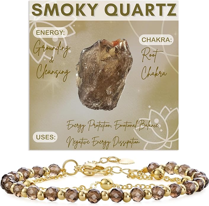 Farfume Crystal Bracelet Beaded Bracelets for Women 4mm Natural Stone Beads Gemstone Handmade Anxiety Jewelry Gifts