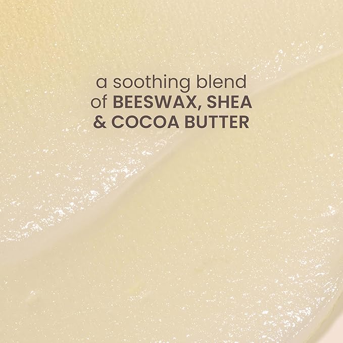 Burt's Bees Stocking Stuffers, Rescue Lip Relief, Honey Vanilla, Hydrating Lip Balm for Dry Cracked Lips, with Responsbily Sourced Beeswax and Shea Butter, 100% Natural Origin, 1 Squeezy Tube, 0.35oz