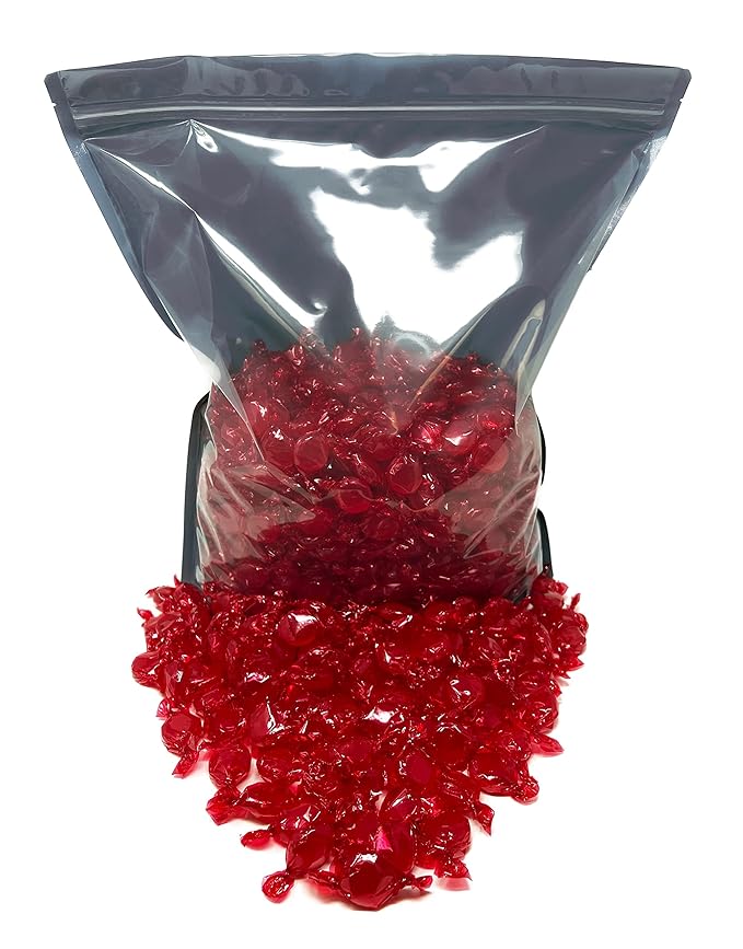 Halloween Cinnamon Hard Candy Disks - 10 lbs - Cinnamon Flavored Old School Classic Hard Candies - Bulk American Vintage Candy Assortment- Individually Wrapped, 160 oz.