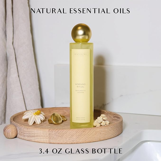 Bergamot & Jasmine Room Spray - Benevolence LA Air Freshener & Fabric Freshener Spray for Home & Linen