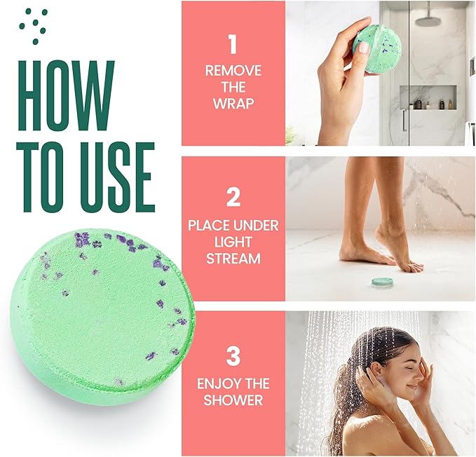 Cleverfy Shower Steamers Aromatherapy – Stocking Stuffers for Women, Teens and Wife – Christmas Gifts for Women and Teen Girls – White Elephant Gifts for Adults – 6 Tablets