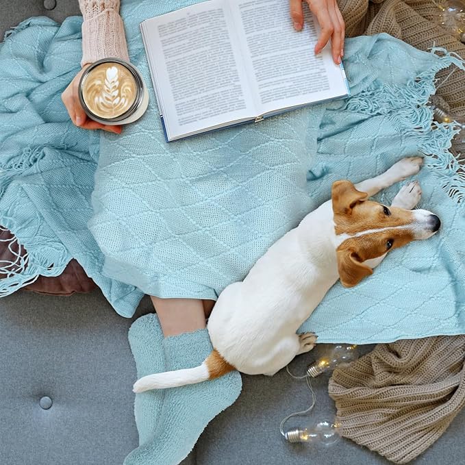 Get Well Soon Gifts for Women - Sympathy Gift BasketSelf Care Gifts for WomenSending a Hug Care PackageAfter Surgery GiftsFeel Better GiftsGet Well Gifts for Best Friend Mom Sister (Blue)