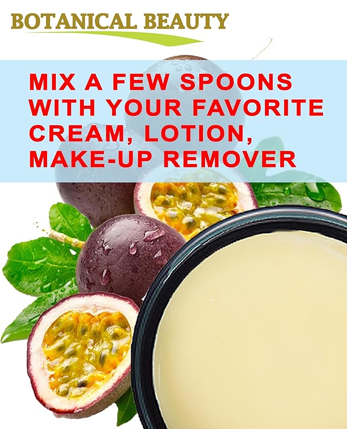 Botanical Beauty MARACUJA OIL BUTTER RAW 100% Pure Natural VIRGIN UNREFINED Cold-Pressed Carrier for Face, Skin, Body, Hair, Lip, Nails. Rich in Vitamin E (4 Fl Oz)