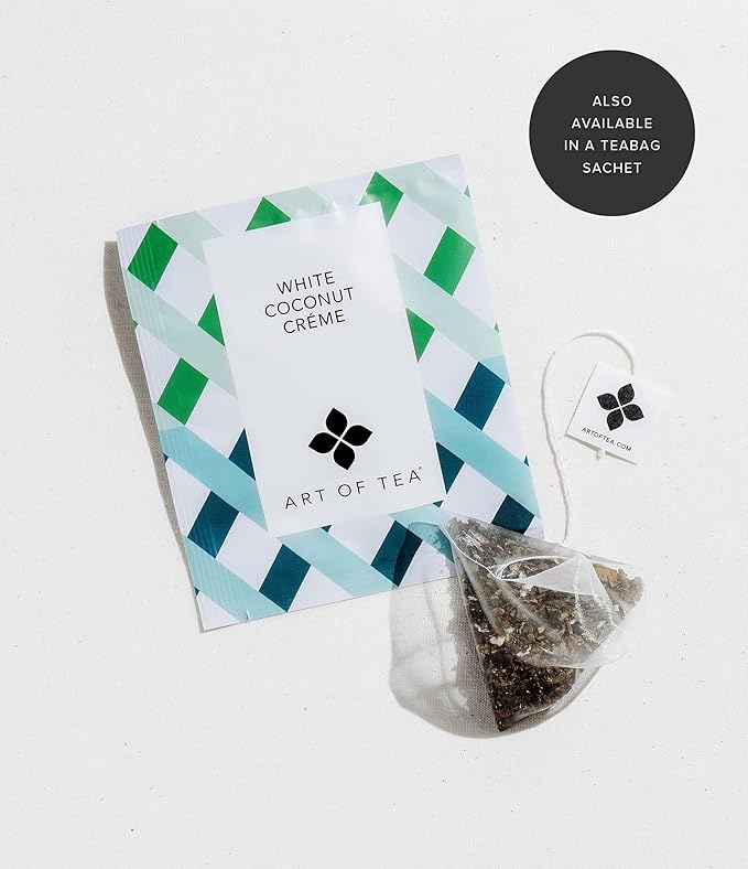 Art of Tea | White Coconut Crème 1.5oz | Artisan Loose Leaf Tea Tin
