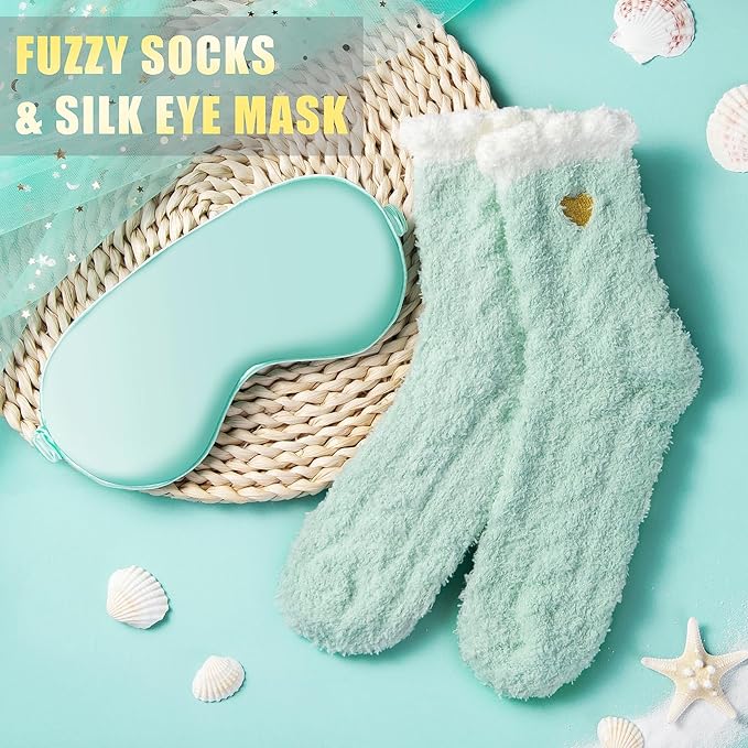 Birthday Gifts for Women, Self Care Get Well Soon Gift Baskets, Mothers Day Happy Birthday Gifts for Mom Her Friends Sister Wife Girlfriend, Ocean Relaxing Spa Care Package w/Blanket 40 OZ Tumbler