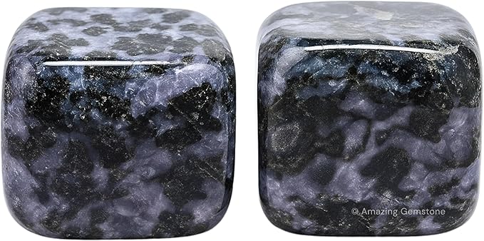 Amazing Gemstone Indigo JasperCrystals and Healing Stones Tumbled - 1 oz Indigo Jasper Stone, Natural Healing Stones for Energy Balance, Stress Relief - Premium Polished Gems Rocks for Meditation