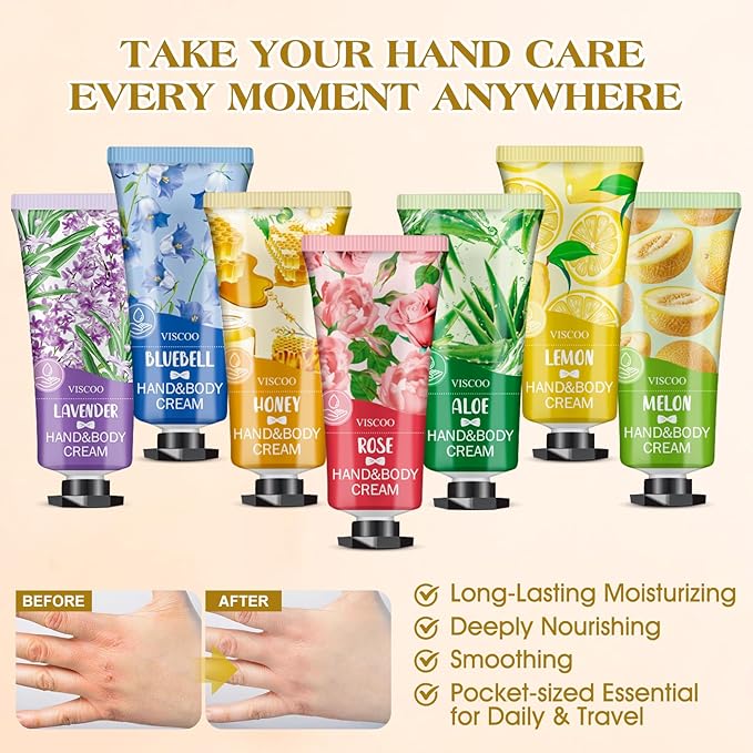 252 Pack Hand Cream Gifts Set for Women,Mini Moisturizing Hand Lotion Travel Size for Dry Cracked Hands,Bulk Hand Lotion for Birthday Gifts for Women,Bridesmaid Gifts,Thank You Gifts