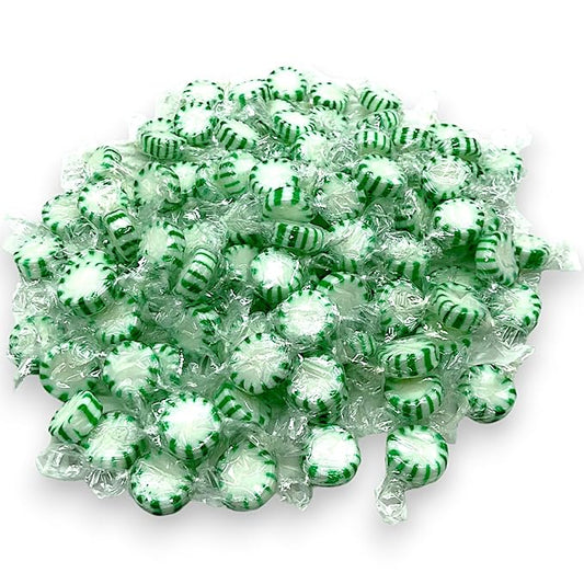Sugar Free Spearmint Starlight Gourmet Hard Candy - Keto Friendly, 1.5 lbs Cool Refreshing Mints Individually Wrapped - Ideal Diabetic Candy, Gluten Free(24 oz)