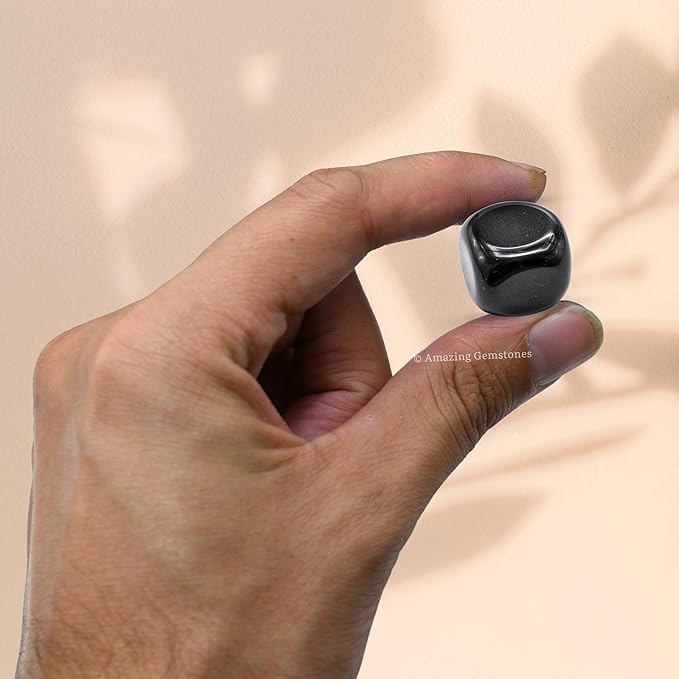 Amazing Gemstone Black Obsidian Crystals and Healing Stones Tumbled - 1000+ Carats, Healing Stones for Energy Balance, Stress Relief - Premium Polished Gems Rocks for Meditation and Wellness