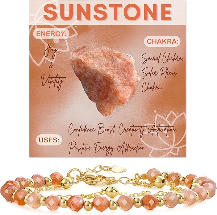 Farfume Crystal Bracelet Beaded Bracelets for Women 4mm Natural Stone Beads Gemstone Handmade Anxiety Jewelry Gifts