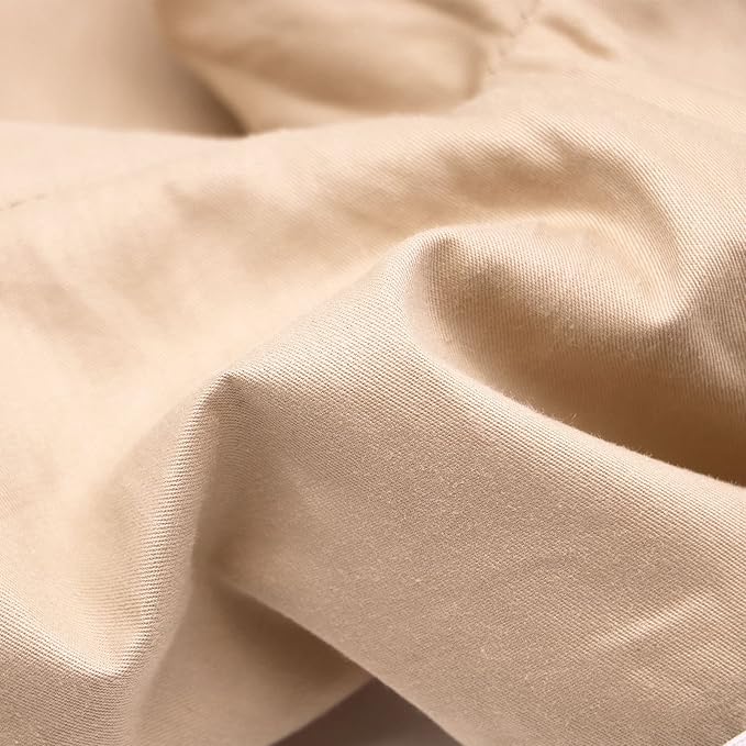 Buckwheat Neck Pillow for Sleeping U Shaped Pillow Cooling Travel Head Support Pillow for Neck Pain Relief Side Sleepers Buckwheat Hulls Concealed Zipper (12x12 inch, Light-tan)