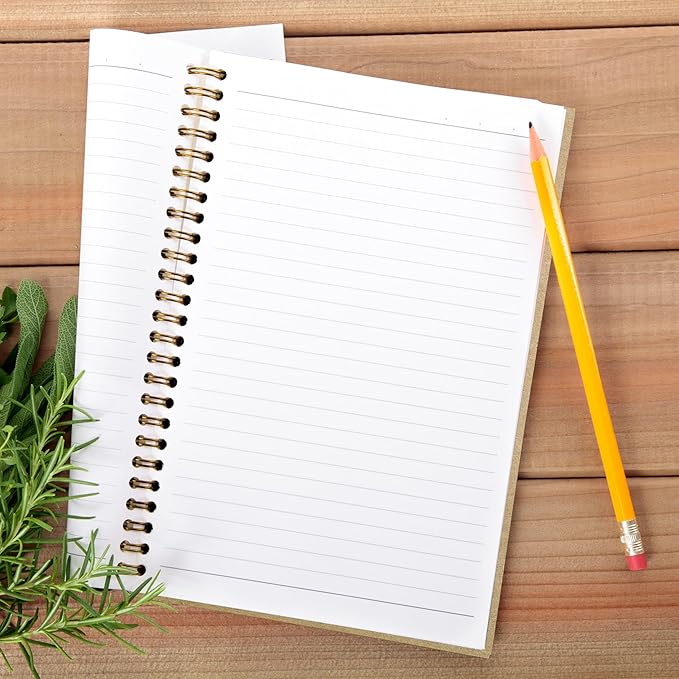 Inspirational Spiral Notebook,Inspirational Journal,Inspirational Journal for Women Men Writing,Tenacity Spiral Notebook 8.3×5.5 Inch Kraft Paper