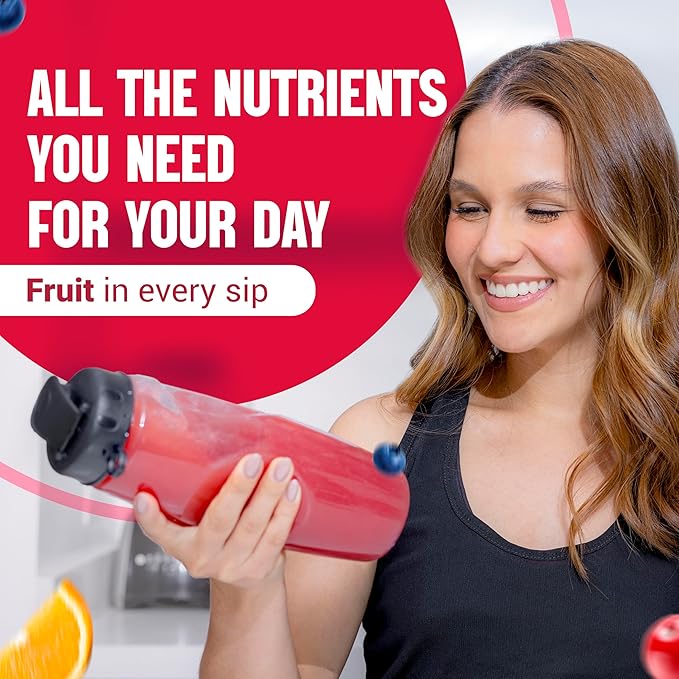 Terra Kai Organics JUCE Reds Organic Superfood Powder - Garden Berry Flavor | Fruit & Veggie Powder for Everyone w/64 Immune Boosting Superfood Plus Probiotics for Gut Health | 20 Servings (230g)