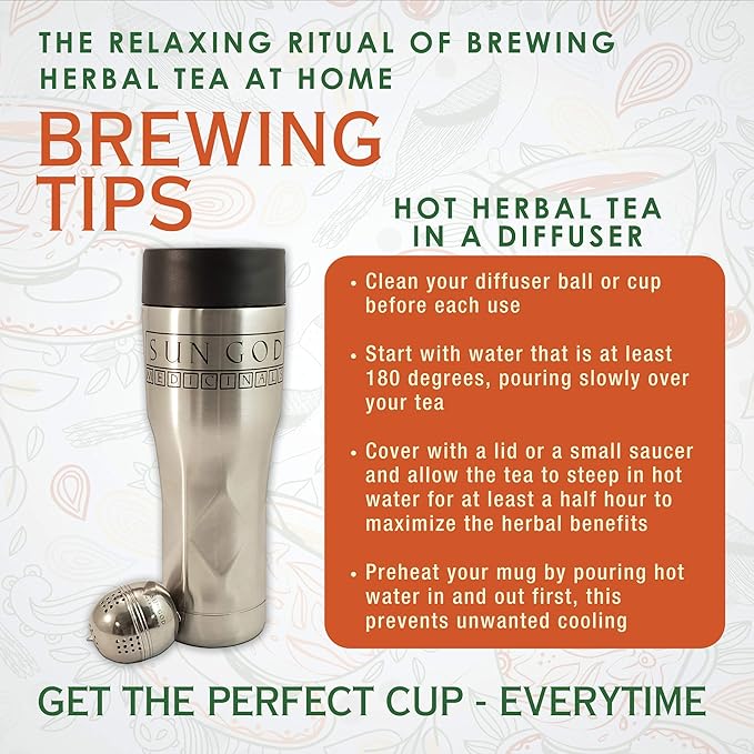 Organic Hercules Herbal Tea - Muscle Support - 2 oz Loose Leaf (20-24 servings)