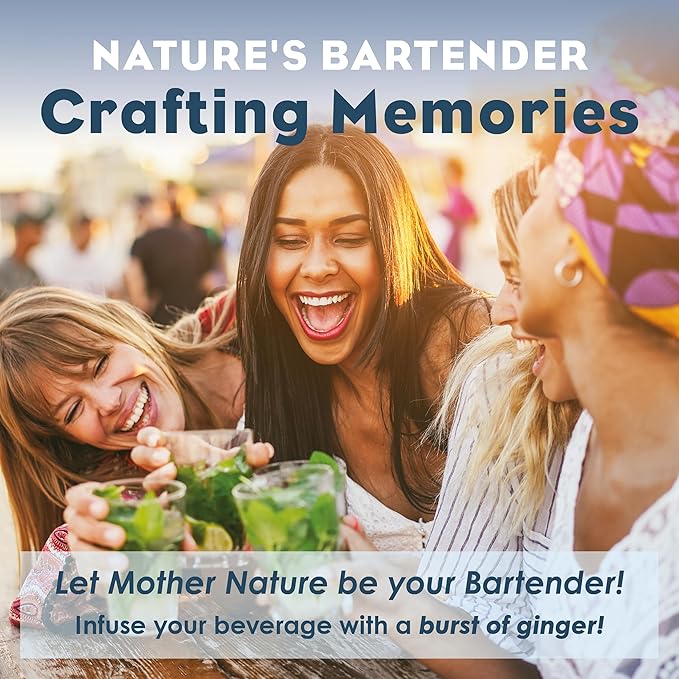 Bluestem Botanicals Organic Ginger Simple Syrup, 8 oz, Cocktail and Mocktail Mixer for Drinks, Non-Alcoholic