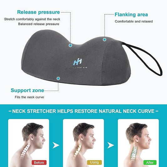Cervical Pillow Relieves Neck Pressure High-Density Memory Cotton Supports Cervical Sleep Traction Pillow to Help Deep Sleep