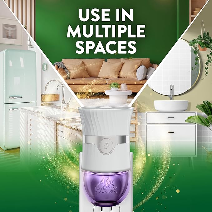 Air Wick Plug in Scented Oil Refill, 7 ct, Lavender & CHAMOMILE, Air Freshener, Essential Oils