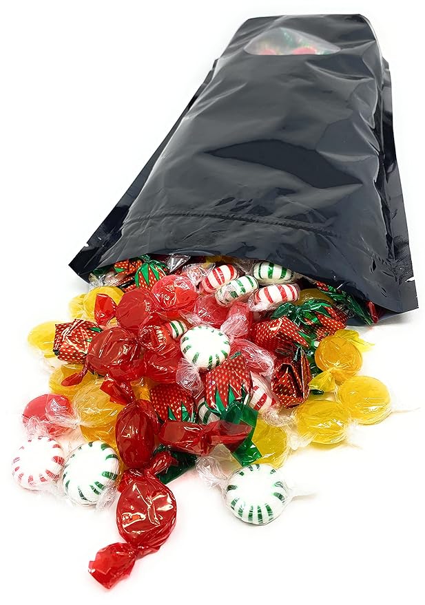 Halloween Special Assortit American Favorites Candy Party Mix Individually Wrapped Hard Candies Bulk Assortment 7 Flavors Variety Pack Resealable Pouch 4 Lb 300+pcs (64 Oz)