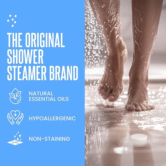 Cleverfy Shower Steamers Aromatherapy – Stocking Stuffers for Women, Teens and Wife – Christmas Gifts for Women and Teen Girls – White Elephant Gifts for Adults – 6 Tablets