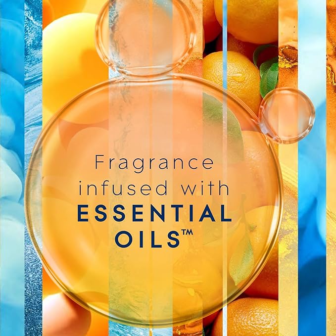 Glade PlugIns Refills Air Freshener,Coastal Sunshine Citrus, Scented and Essential Oils for Home and Bathroom, 0.67 Fl Oz, 5 Count