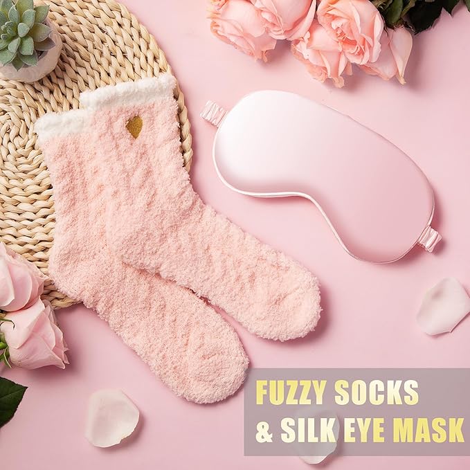 Birthday Gifts for Women - Relaxing Spa Gift Set -Self Care Get Well Soon Gift Baskets - Happy Birthday Gift Set W/Flannel Blanket & 40 OZ Tumbler for Mom Wife Her Best Friend Sister Girlfriend