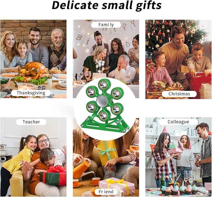 Desk Toys for Fidget Ferris-Wheel-Spinner: 4mins Kinetic-Spinning Cool-Gadgets, Cool-Stuff Thing Toy for Office School Home Man Women Christmas, Stress-Relief Game Gifts for Adult Teen Children Kid