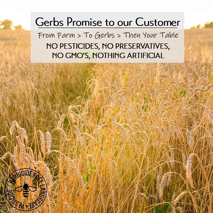 Gerbs Gluten-Free Traditional Rolled Oats 2 lbs. | Carefully Sourced, Premium Grade, Resealable Bag | Hearty Texture, Ideal for Baking & Breakfast | Top 14 Allergen-Free