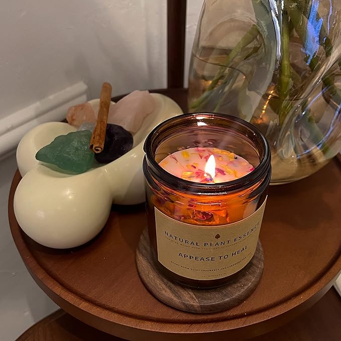 Coconut Milk Fragrance Scented jar Candles for Women Jar Candle 7oz Burns 30 Hours. Handmade Soy Wax Healing Candle Ideal for Bedroom, Kitchen, Bath