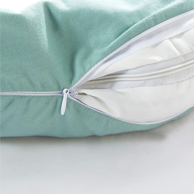 Buckwheat Hulls Neck Pillow, U Shaped Travel Pillow Portable Pillow Support for Neck Shoulder, for Side Back Stomach Sleeper with Washable Pillowcase (12x12 inch,Blue)