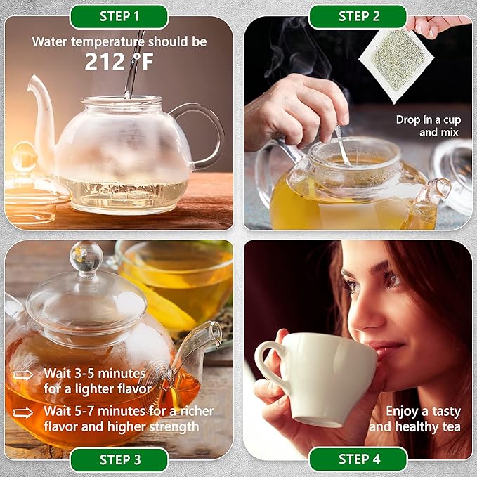 TeaDeam Tea Chamomile Tea Bags | Caffeine-Free & Sleep Time Tea | Chamomile Flowers Aroma - For Relieving Stress | Brew Hot Or Iced | 200 Tea Bags