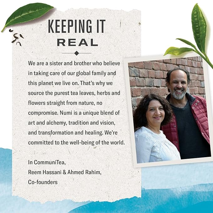 Numi Organic Yuzu Bancha Japanese Green Tea, 48 Green Tea Bags, Micro-Plastic Free