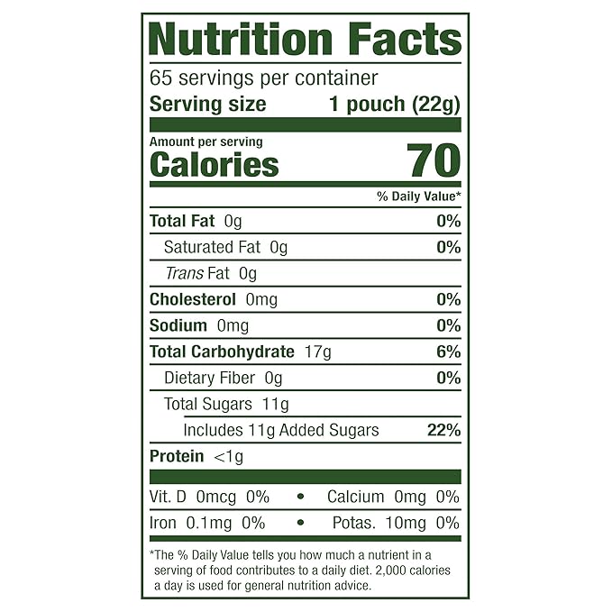 Black Forest Organic Gummy Bears Candy, 0.8 Ounce Pouches (65 Count)