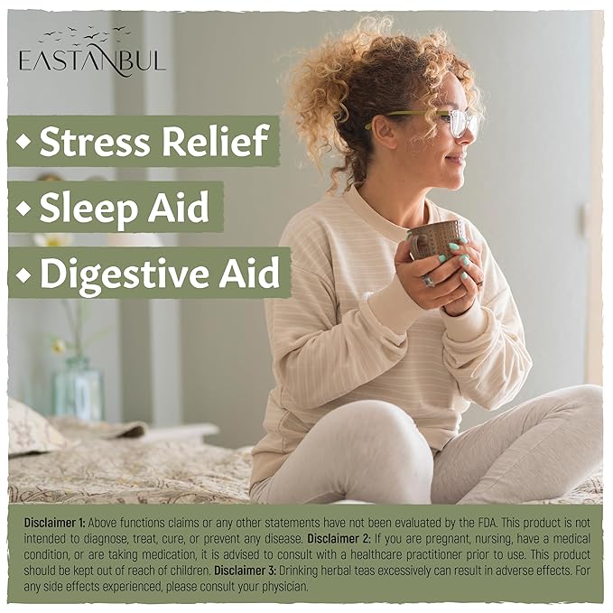 Eastanbul Lemon Balm Leaf, 1.4oz Lemon Balm Tea Loose Leaf & Pure, Melissa Tea, Te De Toronjil Morado, Dried Herb, Natural, No Caffeine, Natural, Vegan, Non GMO