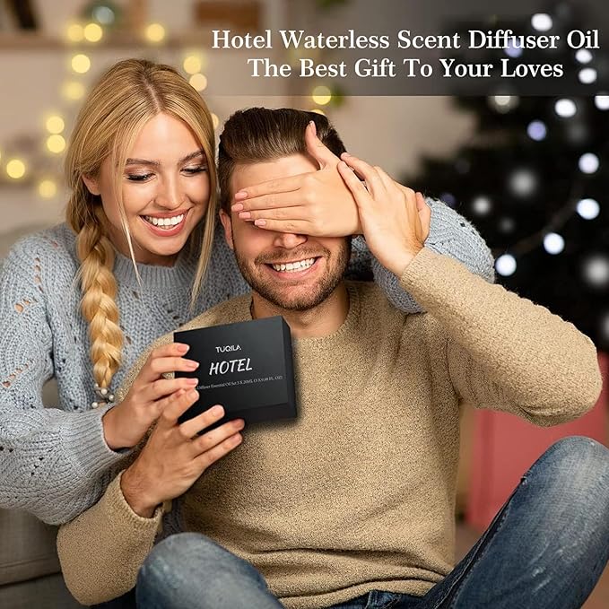 Hotel Luxury Essential Oil Set 3x20mL– Scent Aromatherapy Oils for Diffusers – My Way, Cinnamon pple, Clove Cedar Scents – Waterless Idea for Home, Car, Hotel & Office – Long Lasting Fragrance