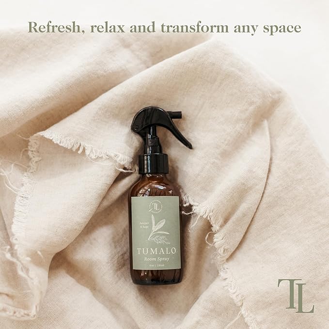 Room Spray - Sophisticated, All-Natural Home Fragrance, Pure Essential Oil Air Freshener & Odor Eliminator, Refreshing Scent - Made in the USA, Bergamot & Geranium, 4 oz Glass Bottle