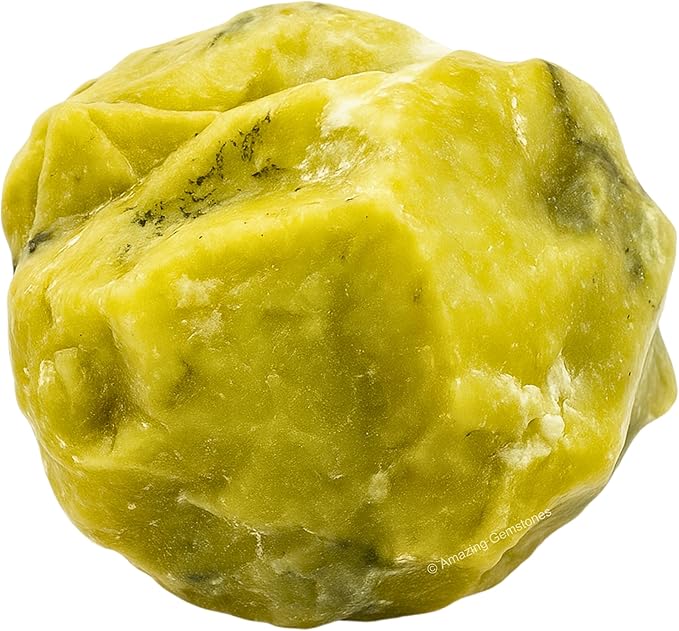 Amazing Gemstone 2 Pieces Serpentine Raw Crystals and Healing Stones, Natural Rocks for Tumbling and DIY Raw Stones and Crystals