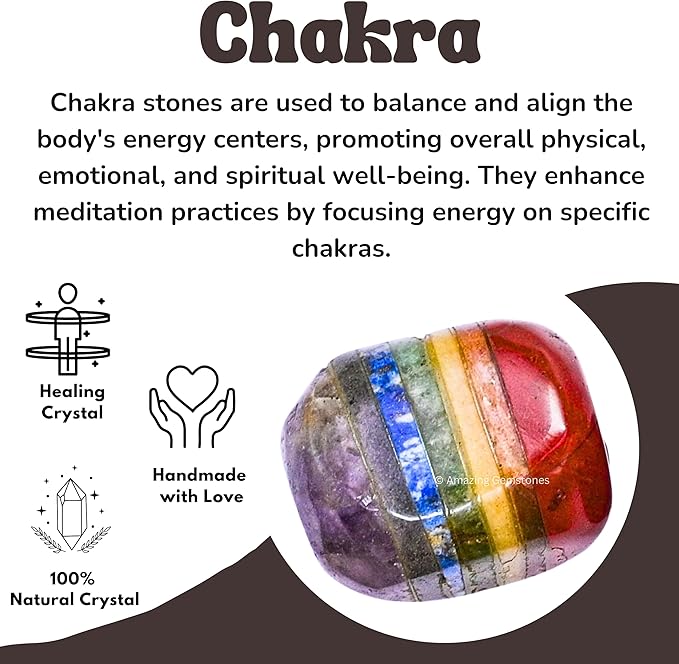 Amazing Gemstone Chakra Crystals and Healing Stones Tumbled - 1000+ Carats Chakra Stone Gem Stones, Natural Healing Stones for Energy Balance, Stress Relief - Premium Polished Gems Rocks